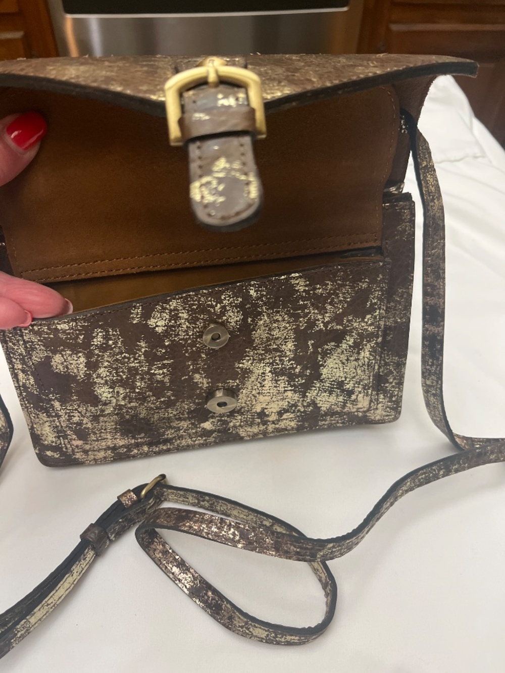 NWT Patricia Nash Specialty Cassano Leather Bag. - Picture 6 of 15